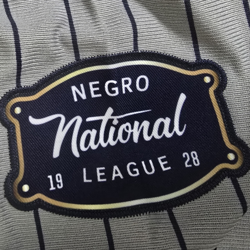St. Louis Stars #28 Negro League Gray Pinstripe Jersey Headgear Classics Sz 2XL - Picture 6 of 9